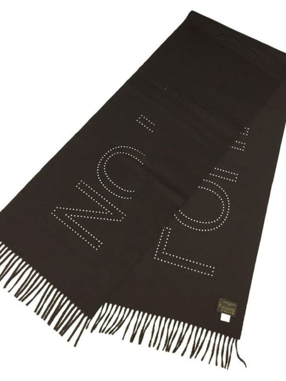Louis Vuitton Cashmere Scarf Echarpe Perfo Brown